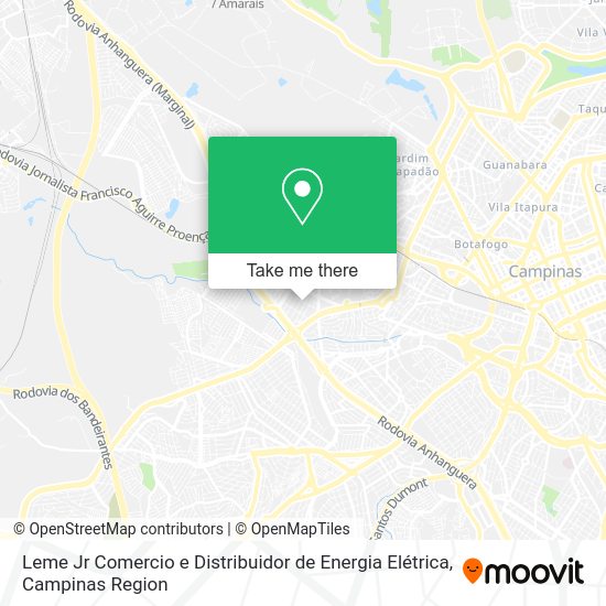 Leme Jr Comercio e Distribuidor de Energia Elétrica map