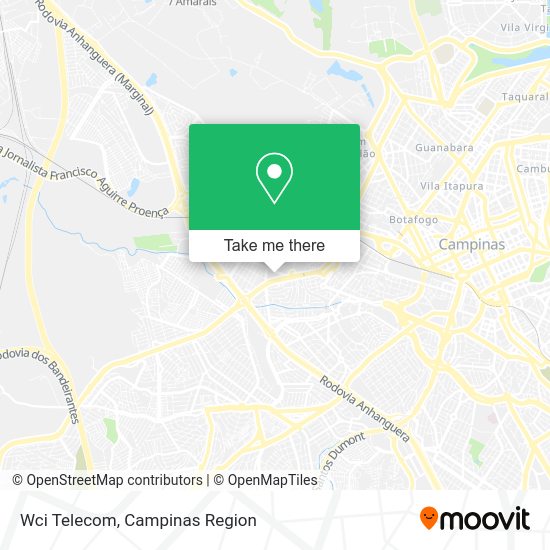 Wci Telecom map