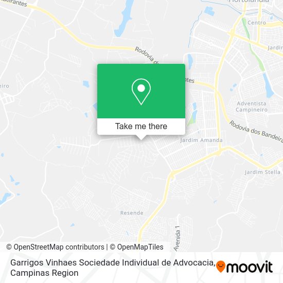 Garrigos Vinhaes Sociedade Individual de Advocacia map