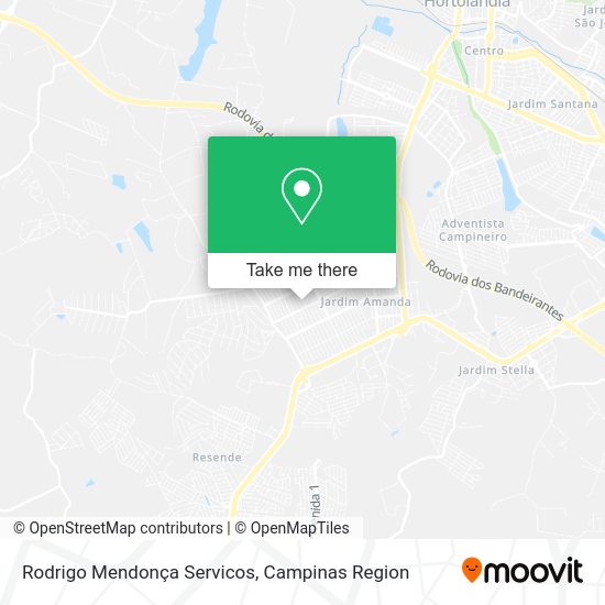 Rodrigo Mendonça Servicos map