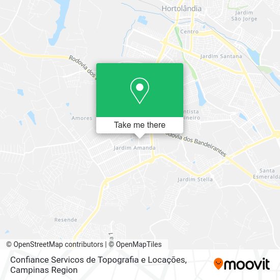 Confiance Servicos de Topografia e Locações map