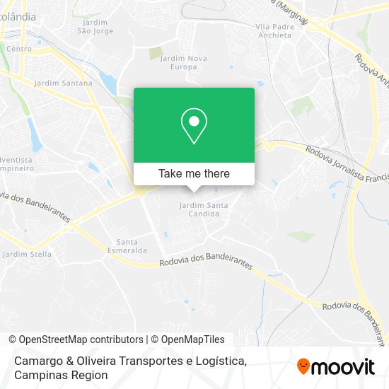 Camargo & Oliveira Transportes e Logística map
