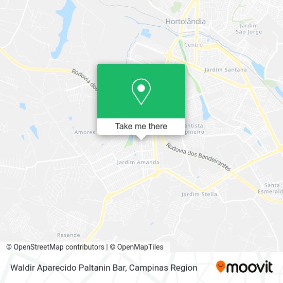 Waldir Aparecido Paltanin Bar map