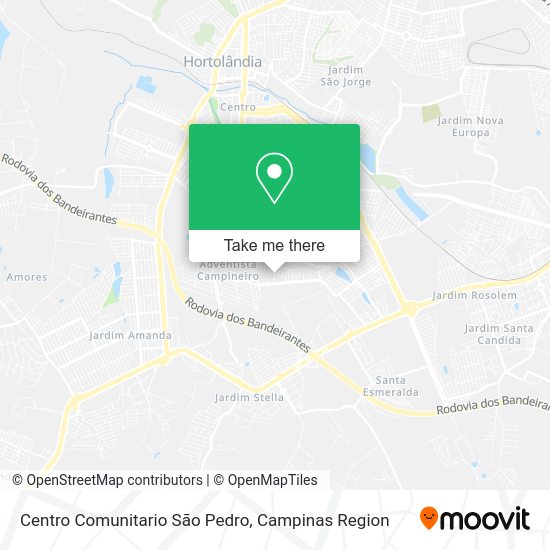 Centro Comunitario São Pedro map