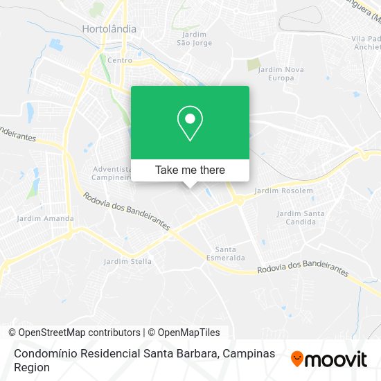 Condomínio Residencial Santa Barbara map