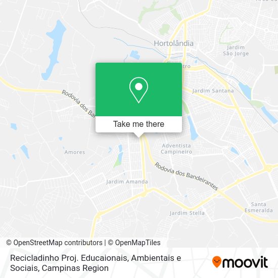 Recicladinho Proj. Educaionais, Ambientais e Sociais map