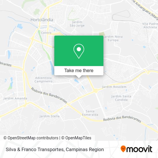 Silva & Franco Transportes map