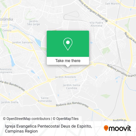 Igreja Evangelica Pentecostal Deus de Espírito map