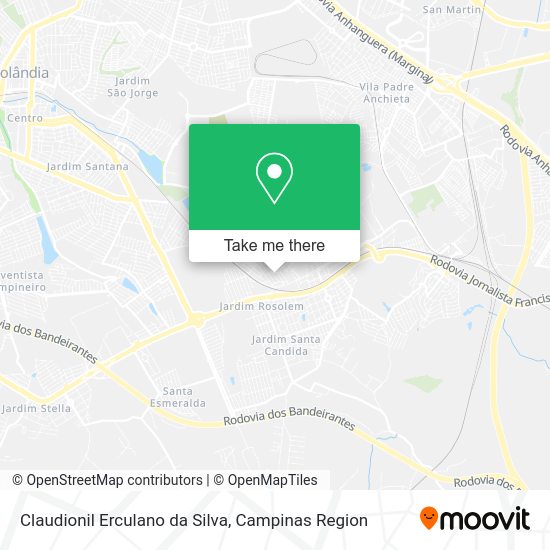 Claudionil Erculano da Silva map