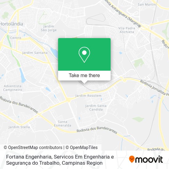 Fortana Engenharia, Servicos Em Engenharia e Segurança do Trabalho map