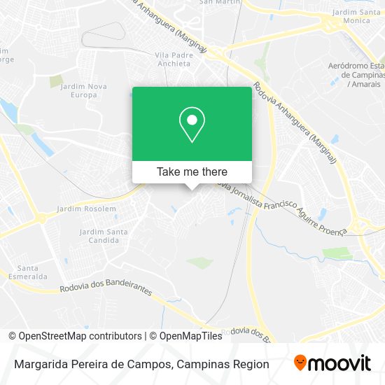 Margarida Pereira de Campos map