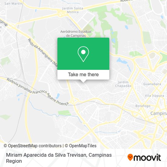 Miriam Aparecida da Silva Trevisan map