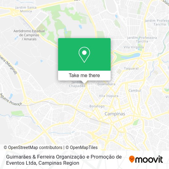 Guimarães & Ferreira Organização e Promoção de Eventos Ltda map