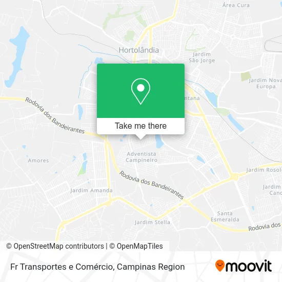 Fr Transportes e Comércio map