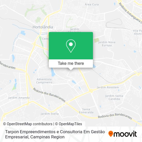Tarpon Empreendimentos e Consultoria Em Gestão Empresarial map