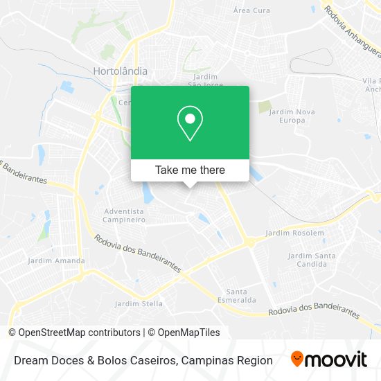 Dream Doces & Bolos Caseiros map