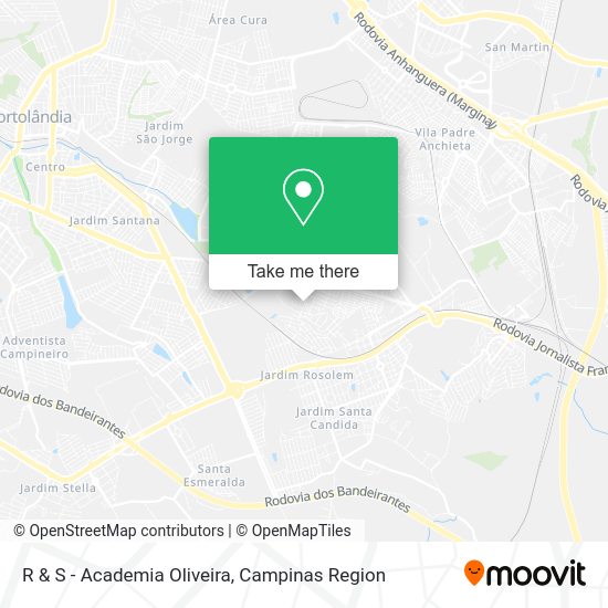 R & S - Academia Oliveira map