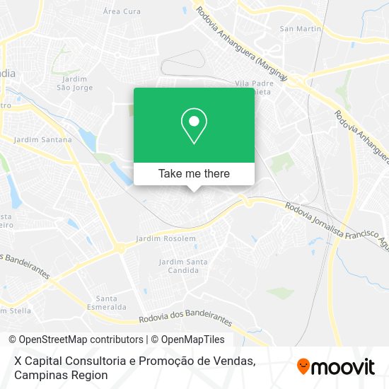 X Capital Consultoria e Promoção de Vendas map