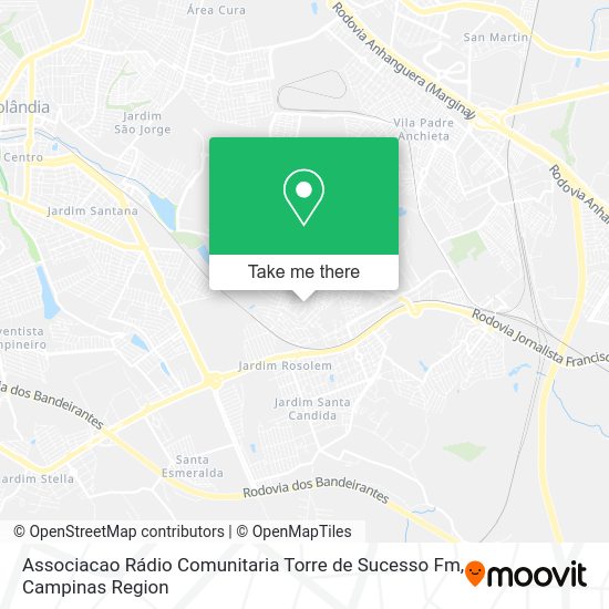 Associacao Rádio Comunitaria Torre de Sucesso Fm map