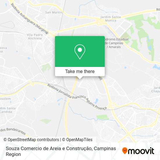 Souza Comercio de Areia e Construção map