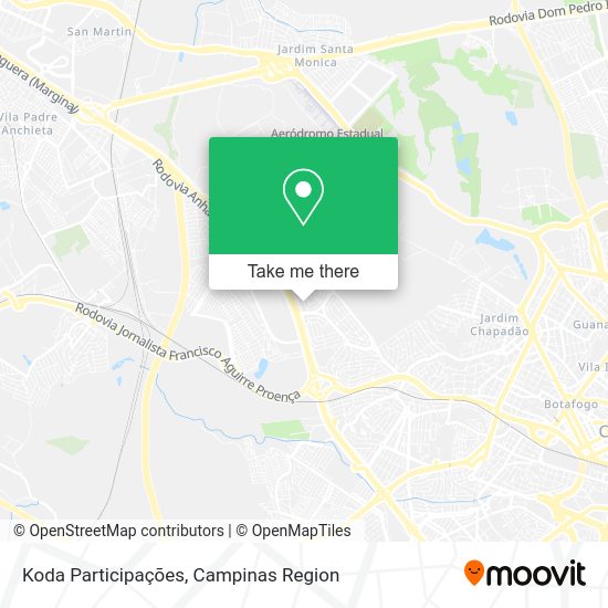 Koda Participações map