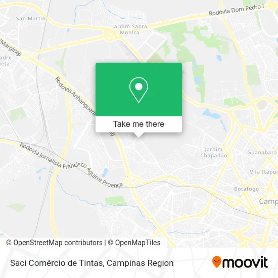 Saci Comércio de Tintas map