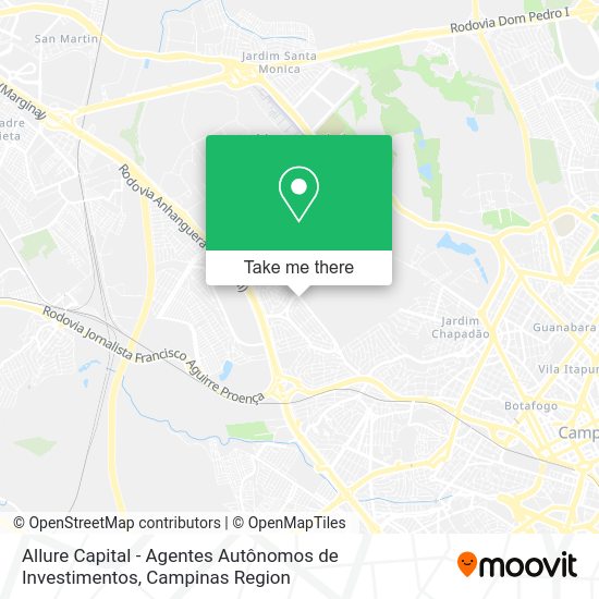 Allure Capital - Agentes Autônomos de Investimentos map