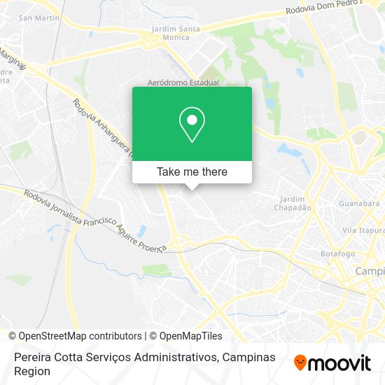 Pereira Cotta Serviços Administrativos map