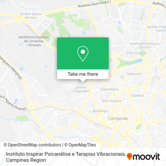 Instituto Inspirar Psicanálise e Terapias Vibracionais map