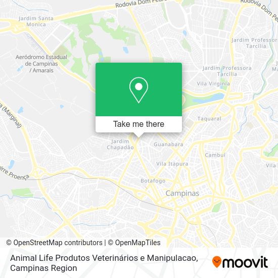 Animal Life Produtos Veterinários e Manipulacao map