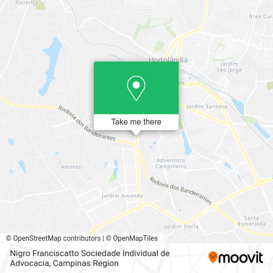 Nigro Franciscatto Sociedade Individual de Advocacia map