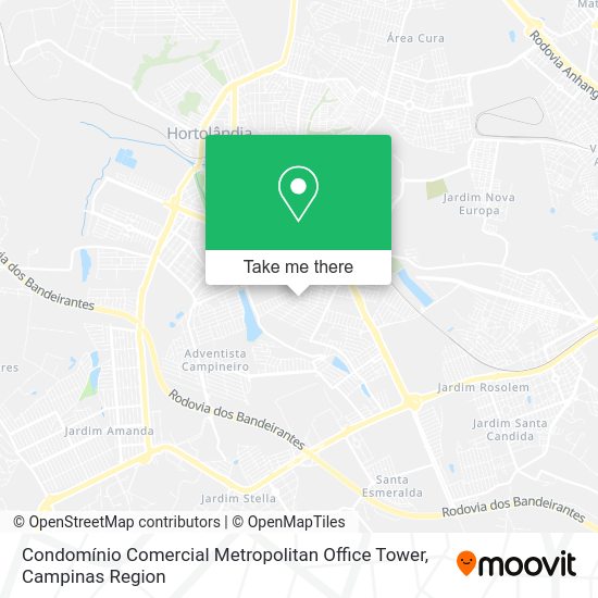 Condomínio Comercial Metropolitan Office Tower map