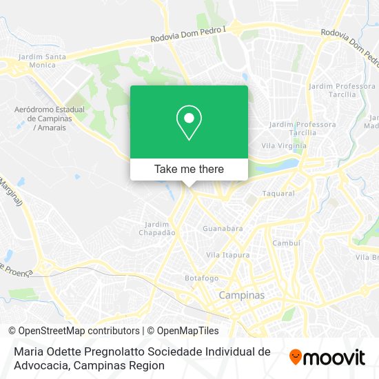 Maria Odette Pregnolatto Sociedade Individual de Advocacia map