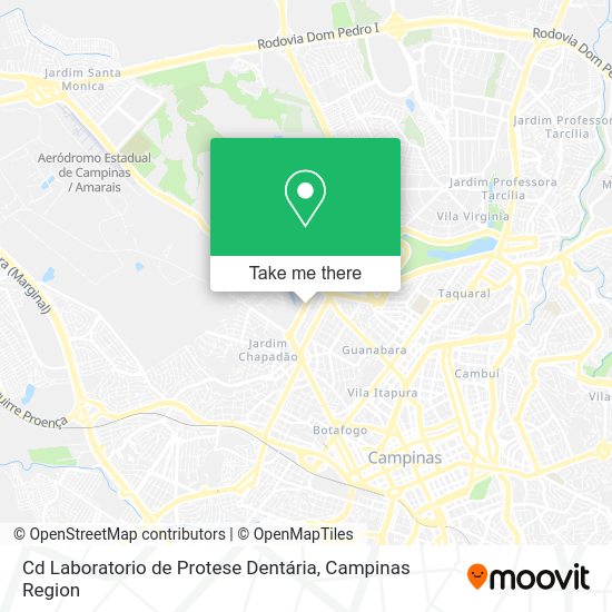Cd Laboratorio de Protese Dentária map