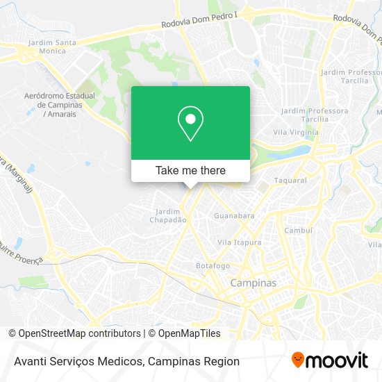 Avanti Serviços Medicos map