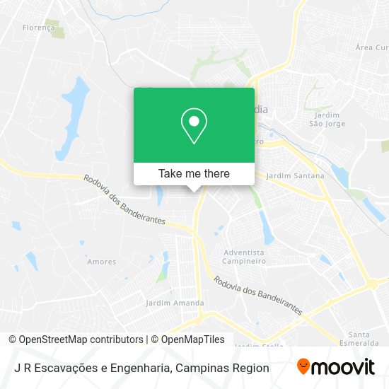 J R Escavações e Engenharia map