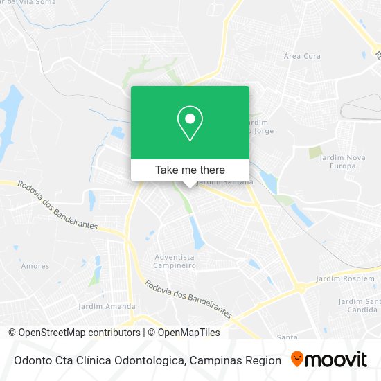 Odonto Cta Clínica Odontologica map