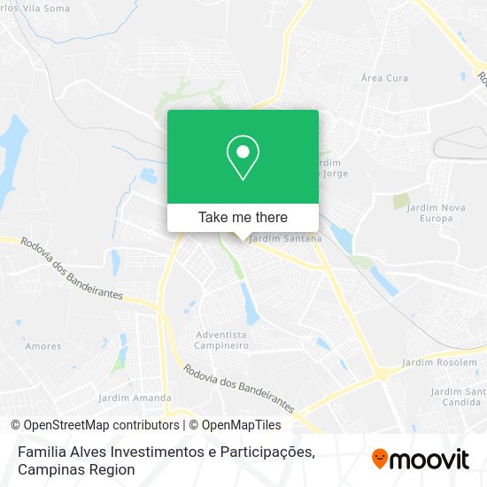 Familia Alves Investimentos e Participações map