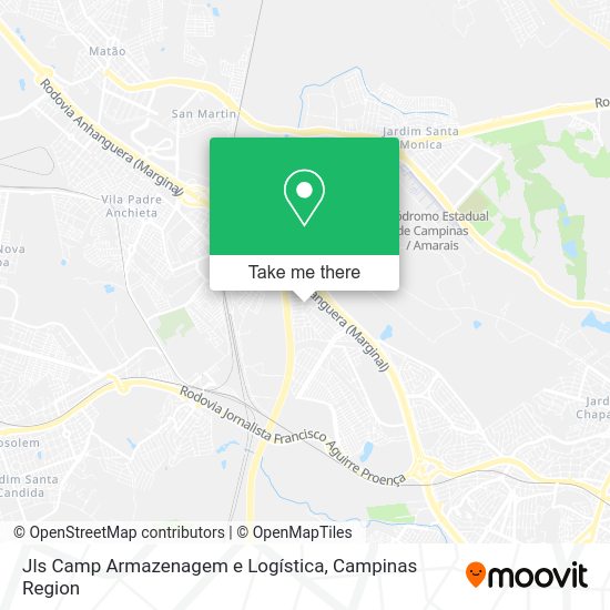 Jls Camp Armazenagem e Logística map