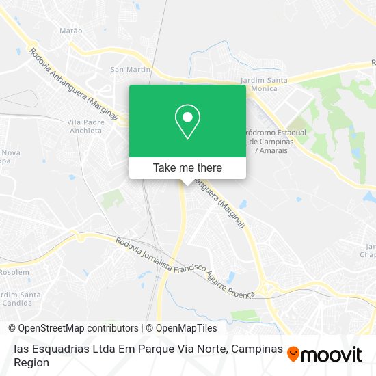 Ias Esquadrias Ltda Em Parque Via Norte map