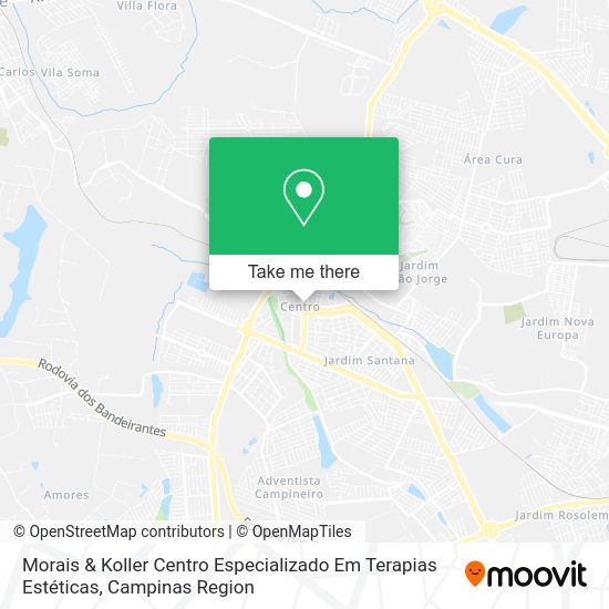 Morais & Koller Centro Especializado Em Terapias Estéticas map
