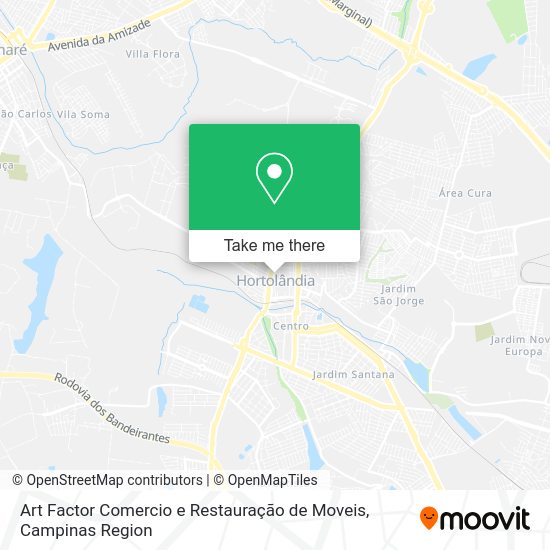 Art Factor Comercio e Restauração de Moveis map