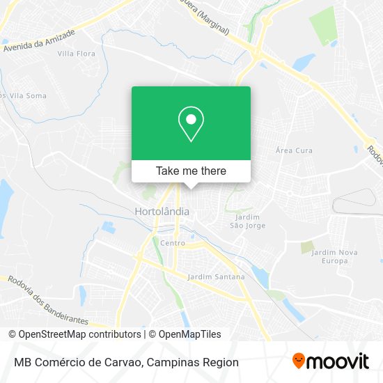 MB Comércio de Carvao map