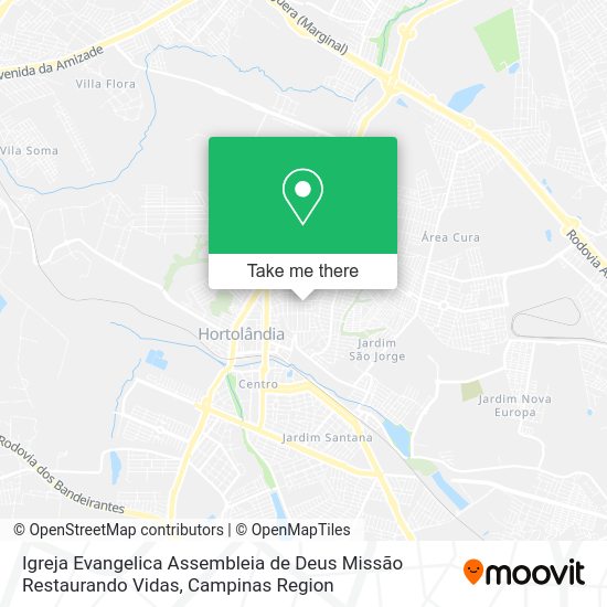 Igreja Evangelica Assembleia de Deus Missão Restaurando Vidas map