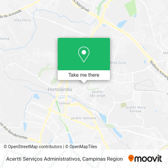 Acertti Serviços Administrativos map