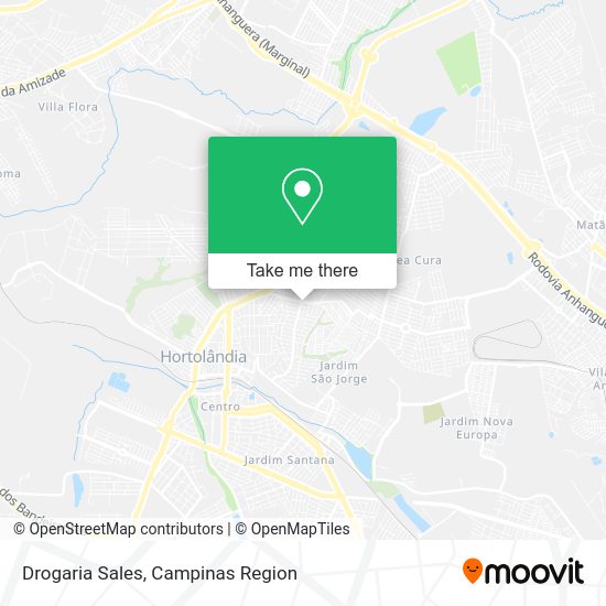 Drogaria Sales map