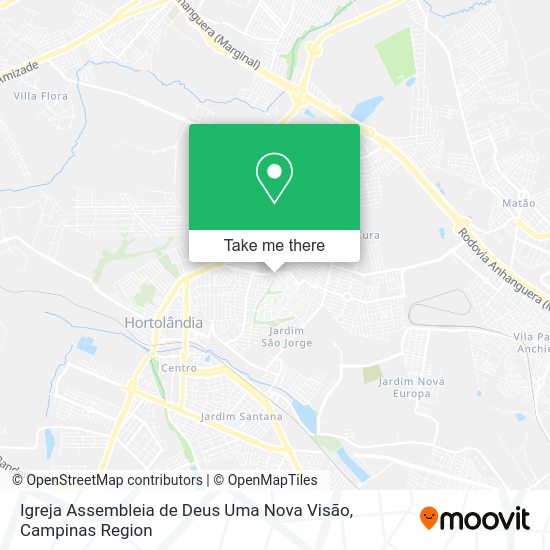Igreja Assembleia de Deus Uma Nova Visão map