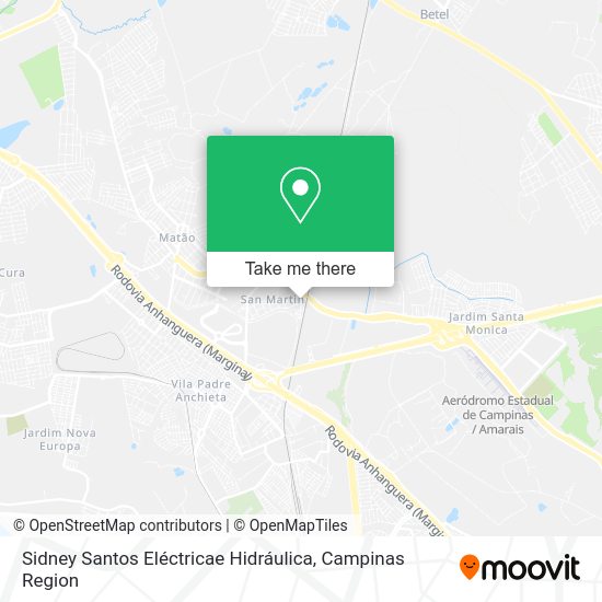 Sidney Santos Eléctricae Hidráulica map