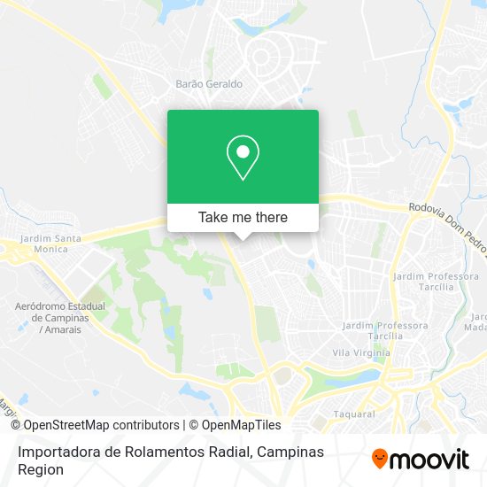 Importadora de Rolamentos Radial map