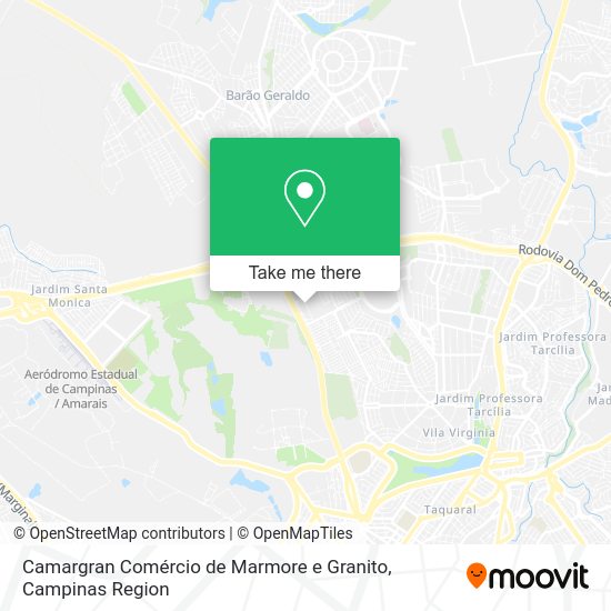 Camargran Comércio de Marmore e Granito map